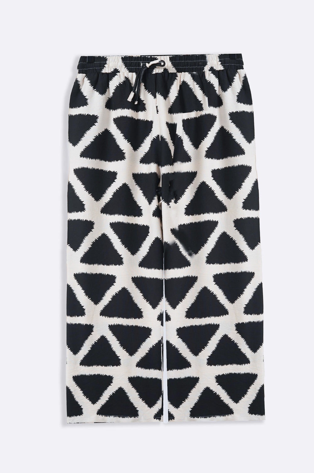 BLACK TRIPTYCH WIDE PANTS