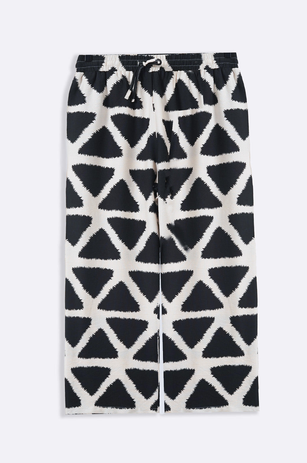 BLACK TRIPTYCH WIDE PANTS