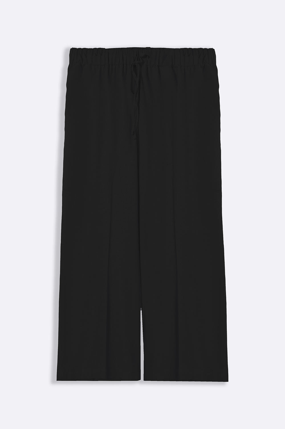 BLACK LINEN CULOTTES