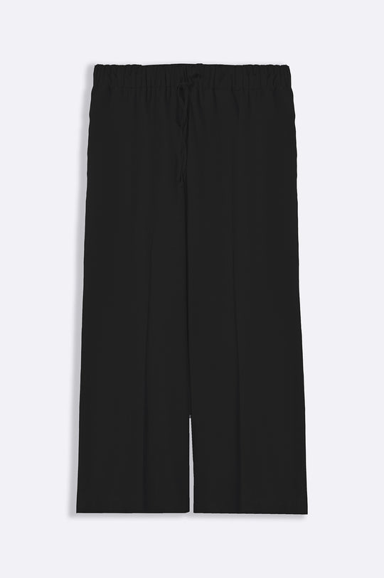 BLACK LINEN CULOTTES