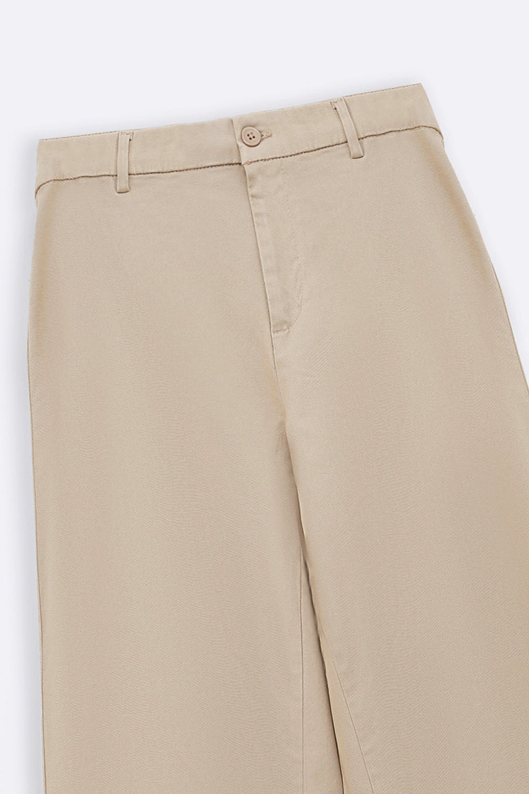 BEIGE WIDE LEG PANTS