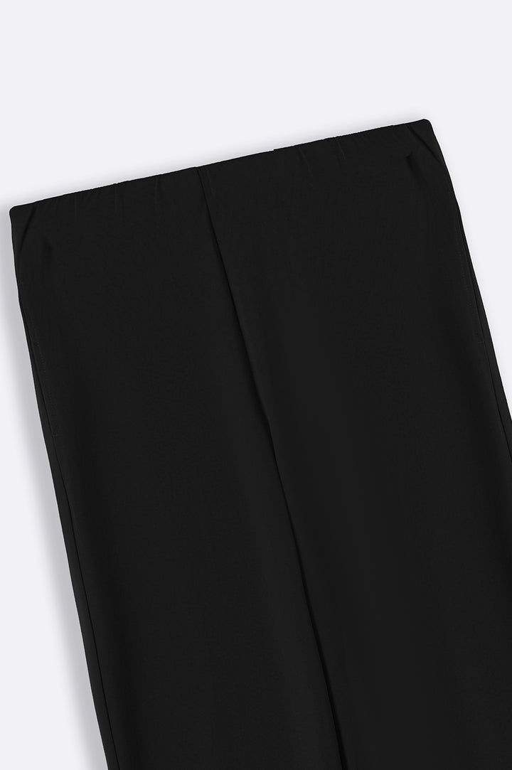 BLACK OFF-DUTY STRAIGHT PANTS