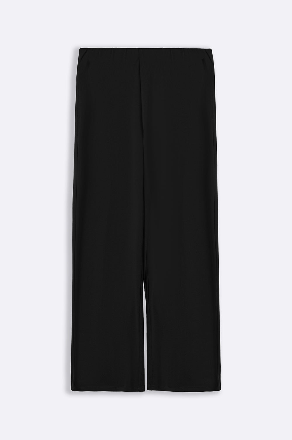 BLACK OFF-DUTY STRAIGHT PANTS