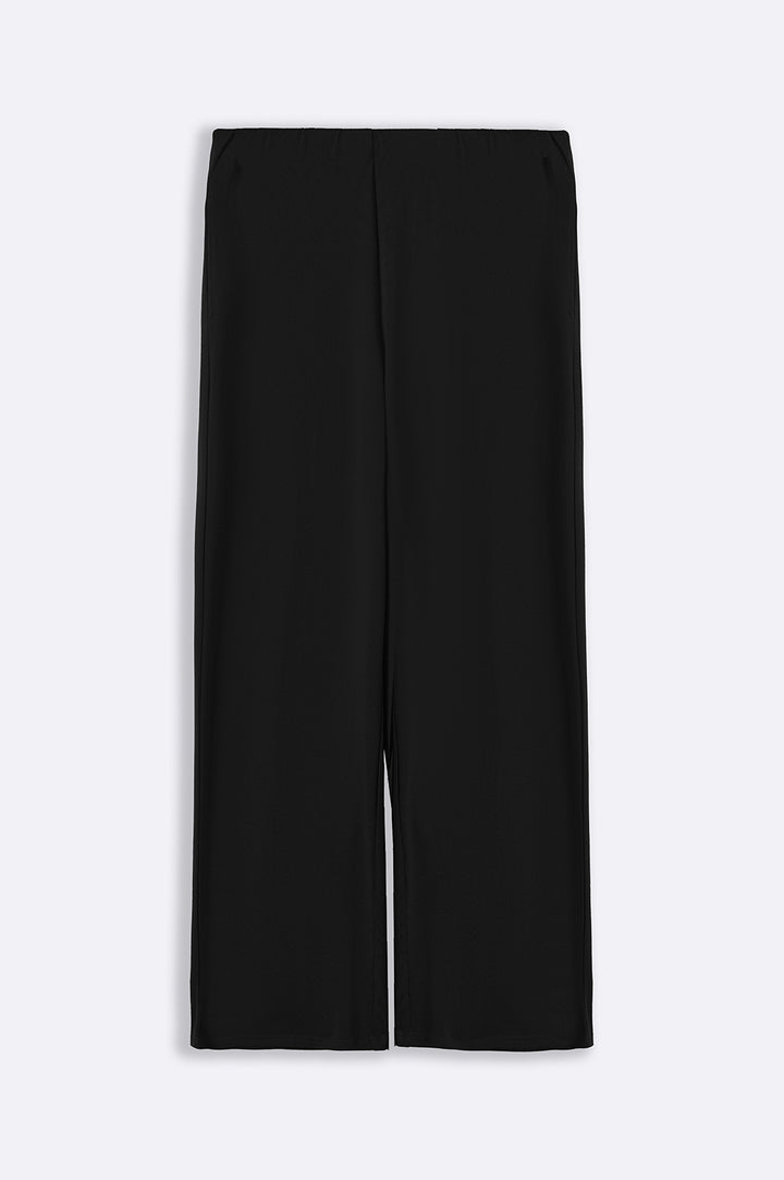 BLACK OFF-DUTY STRAIGHT PANTS