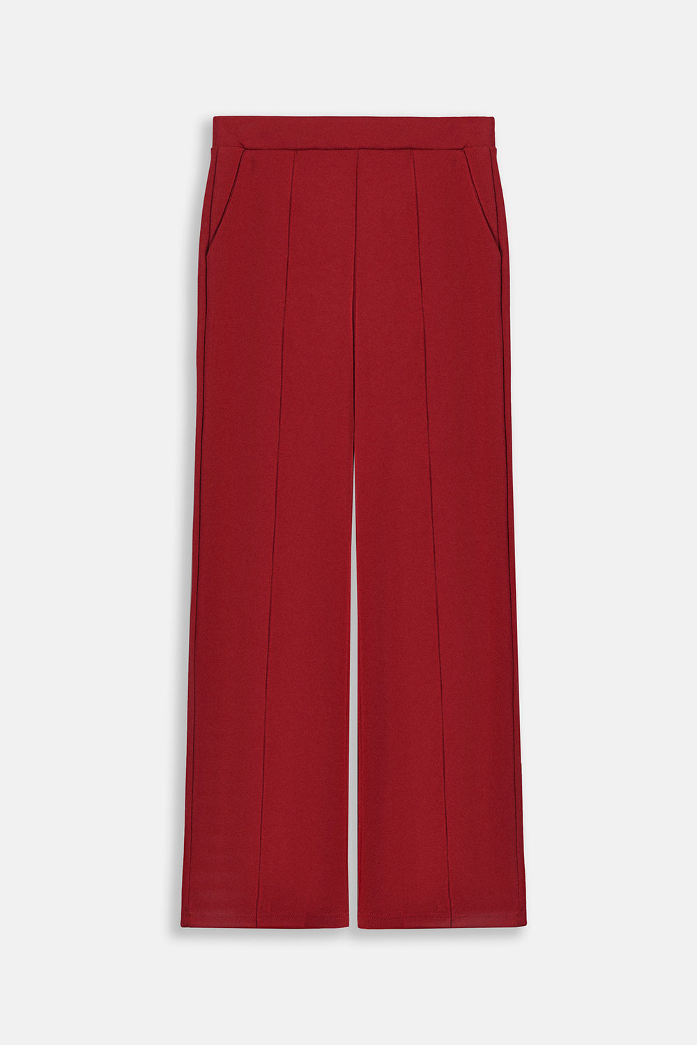 RED CHERRY-STRAIGHT PANTS