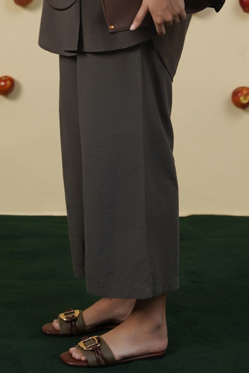 MOUSE GREY ESSENTIAL COTTON CULOTTES