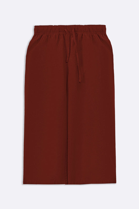 RUST ESSENTIAL COTTON CULOTTES