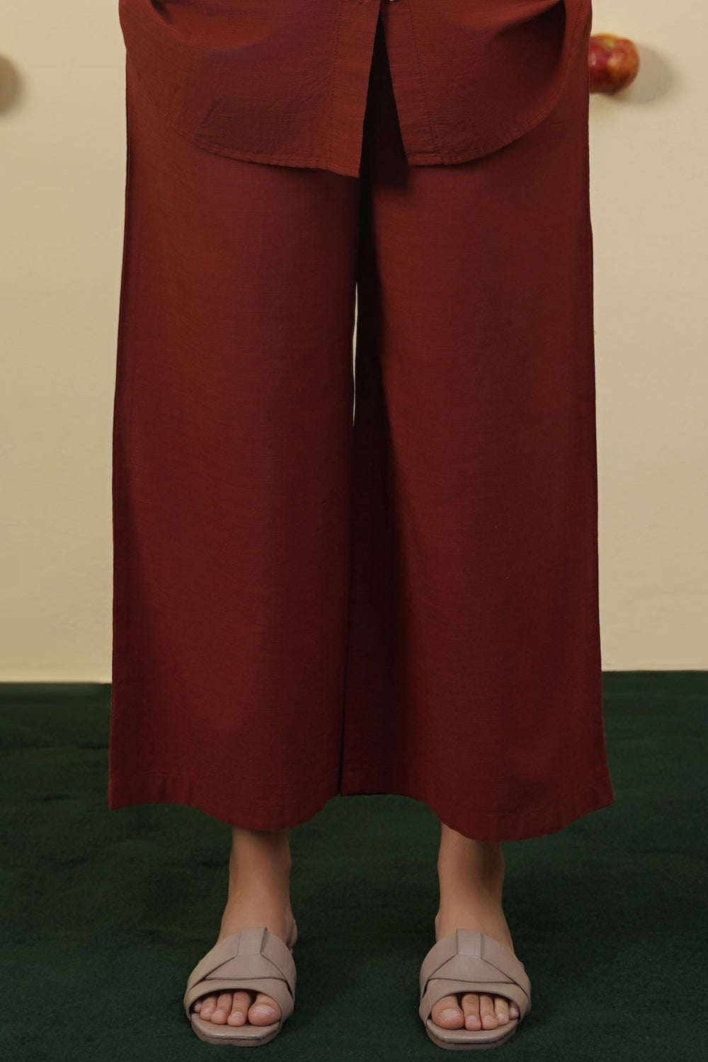 RUST ESSENTIAL COTTON CULOTTES