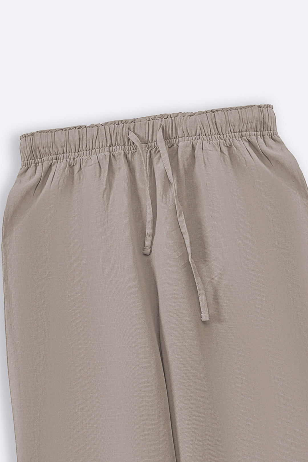 BEIGE ESSENTIAL COTTON CULOTTES