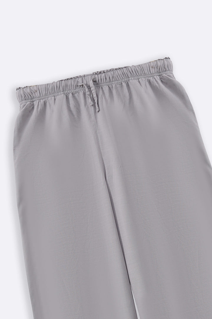 GREY ESSENTIAL COTTON CULOTTES