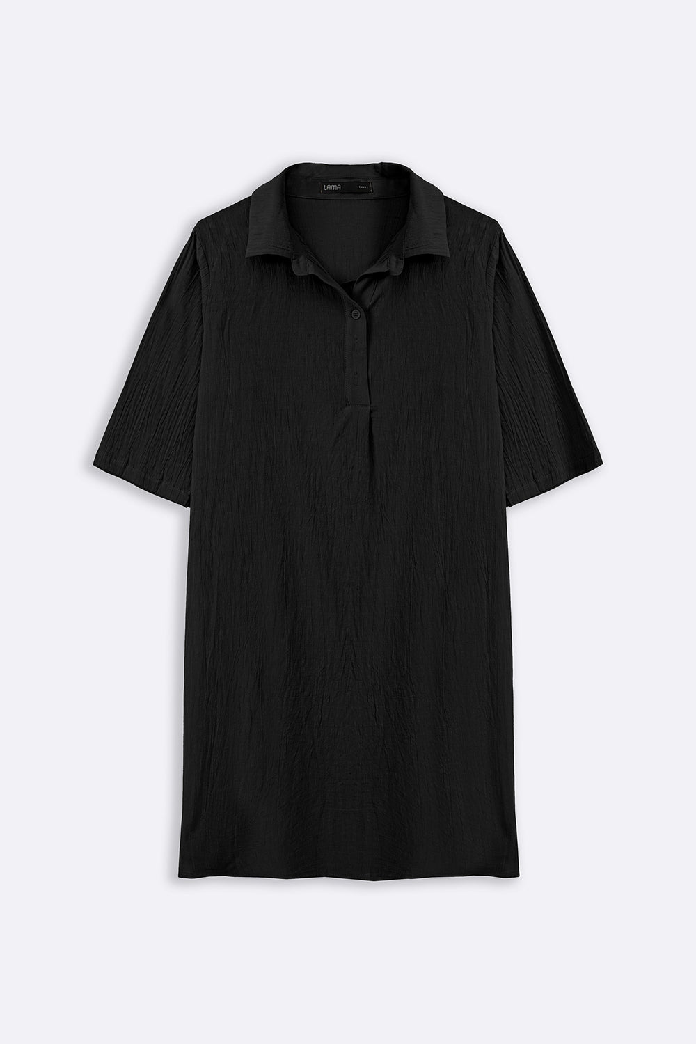 BLACK FEATHER COTTON KURTA-TUNIC