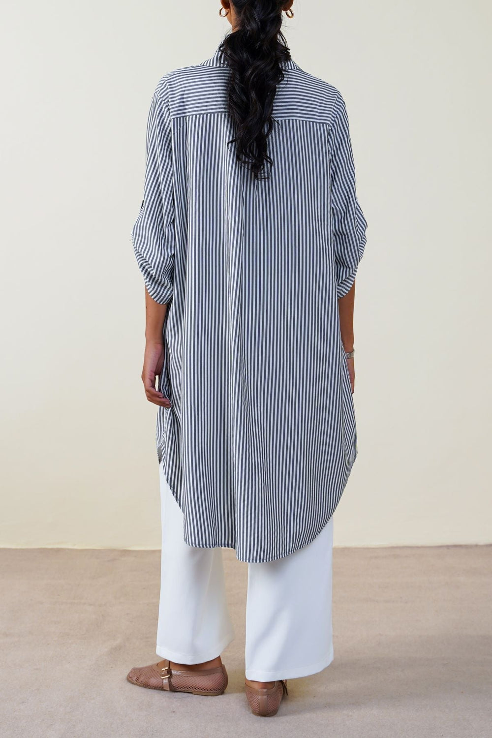 GREY LUNCH & BROWSE TUNIC