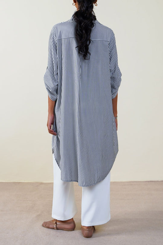 GREY LUNCH & BROWSE TUNIC