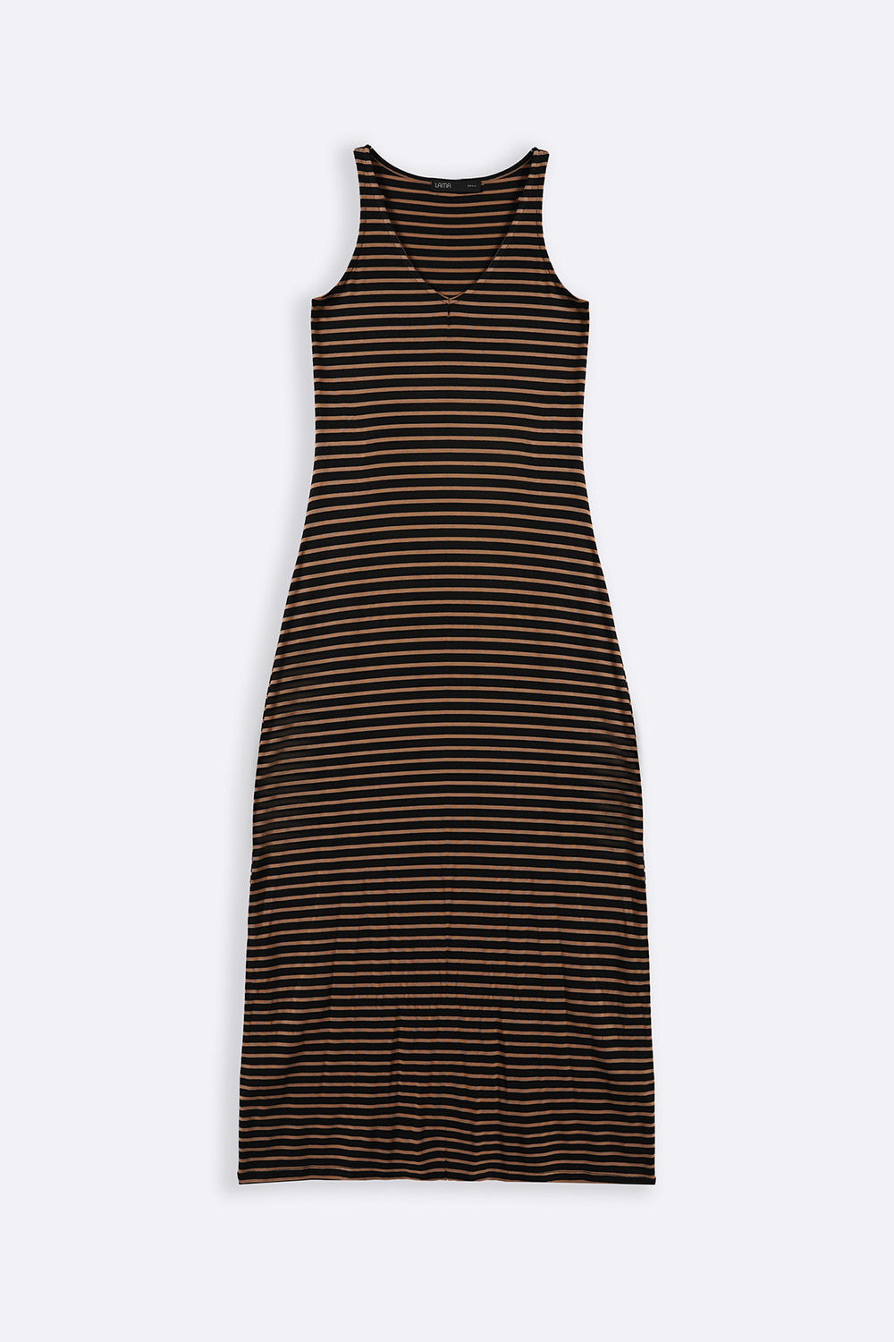 BLACK STRIPED SUMMER DRESS