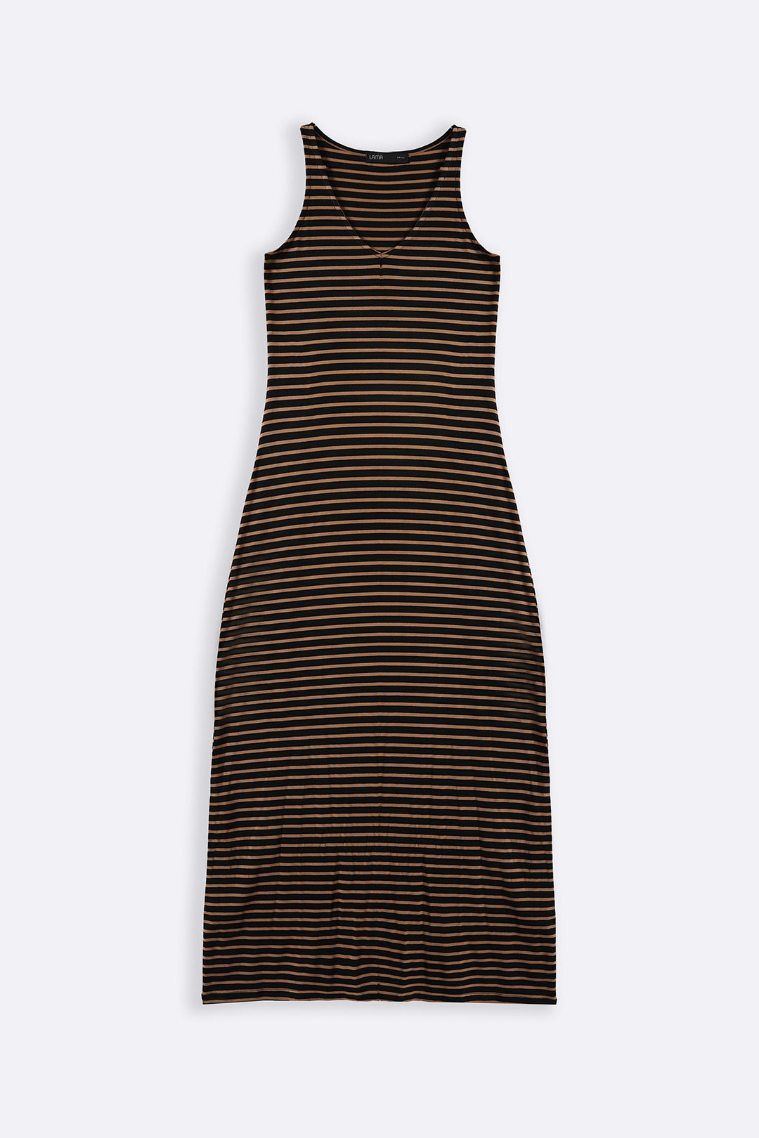 BLACK STRIPED SUMMER DRESS