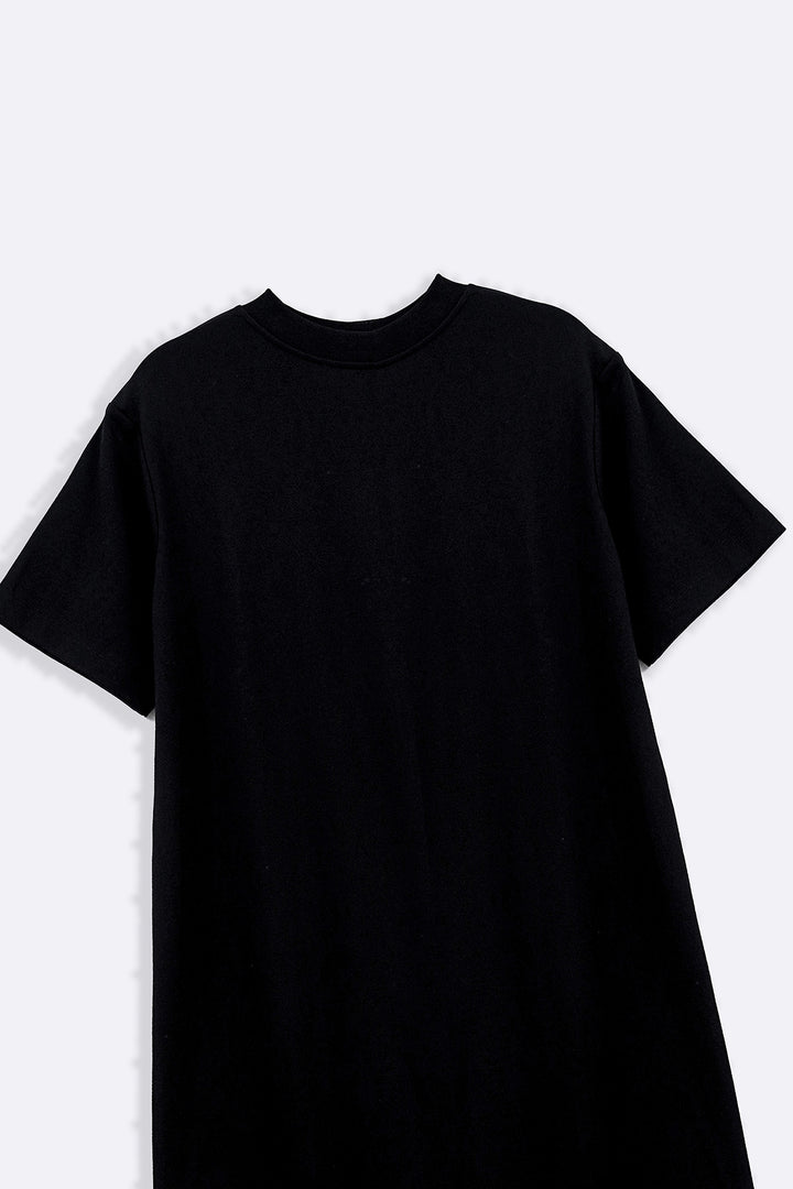 BLACK THE OMA T-DRESS
