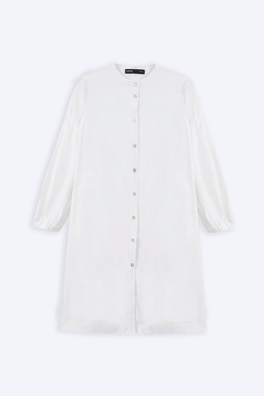 WHITE MINIMALIST TUNIC DRESS
