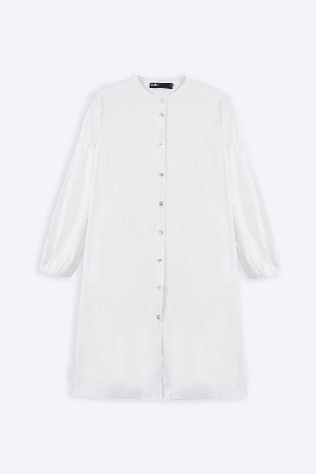WHITE MINIMALIST TUNIC DRESS