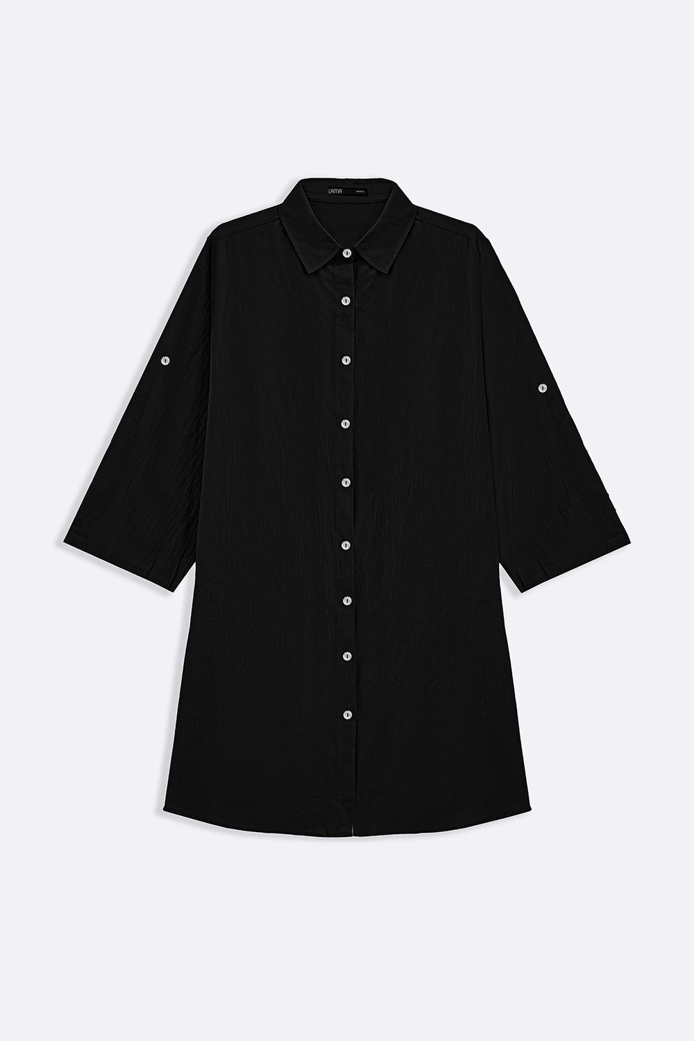 BLACK ORGANIC COTTON TUNIC