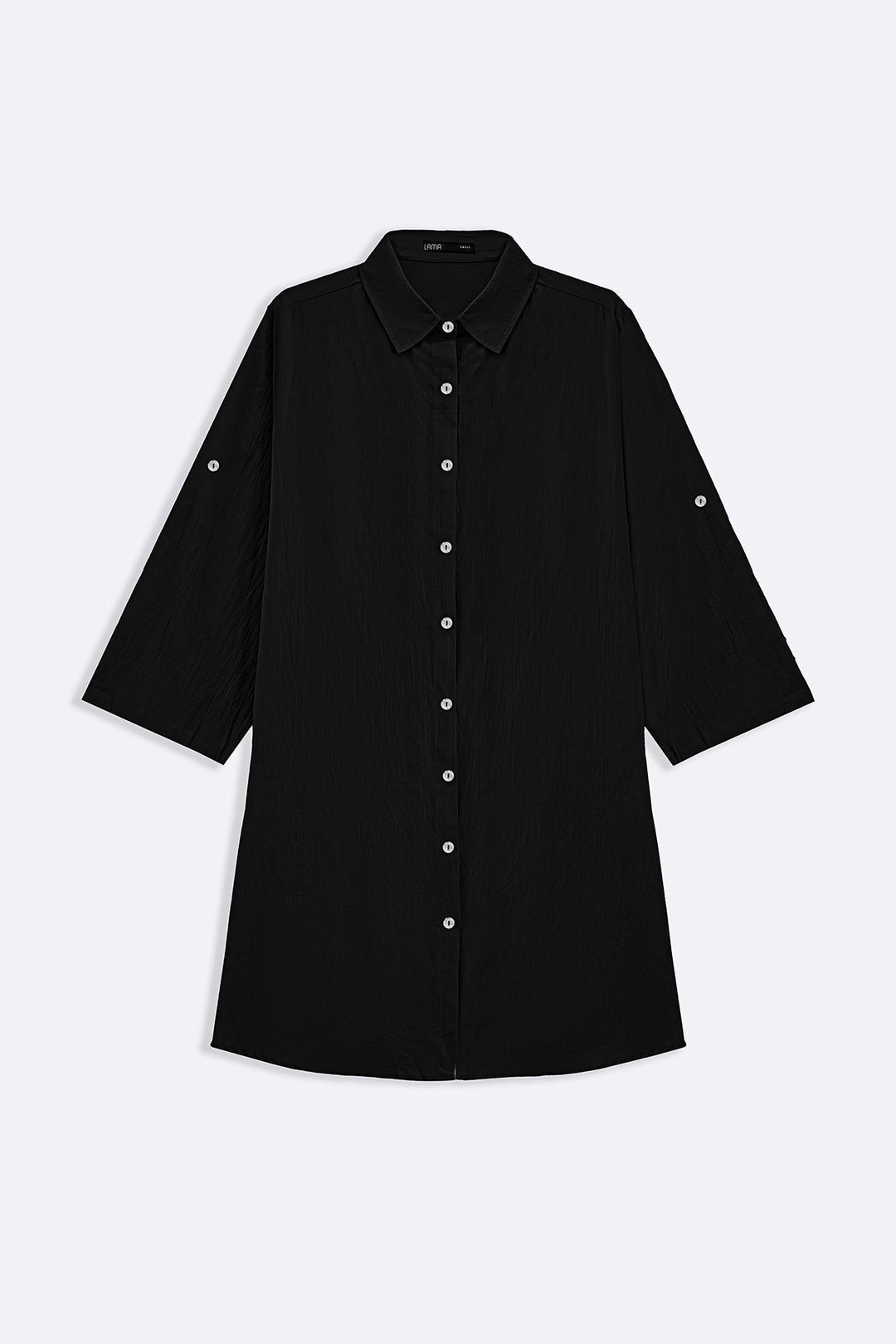 BLACK ORGANIC COTTON TUNIC