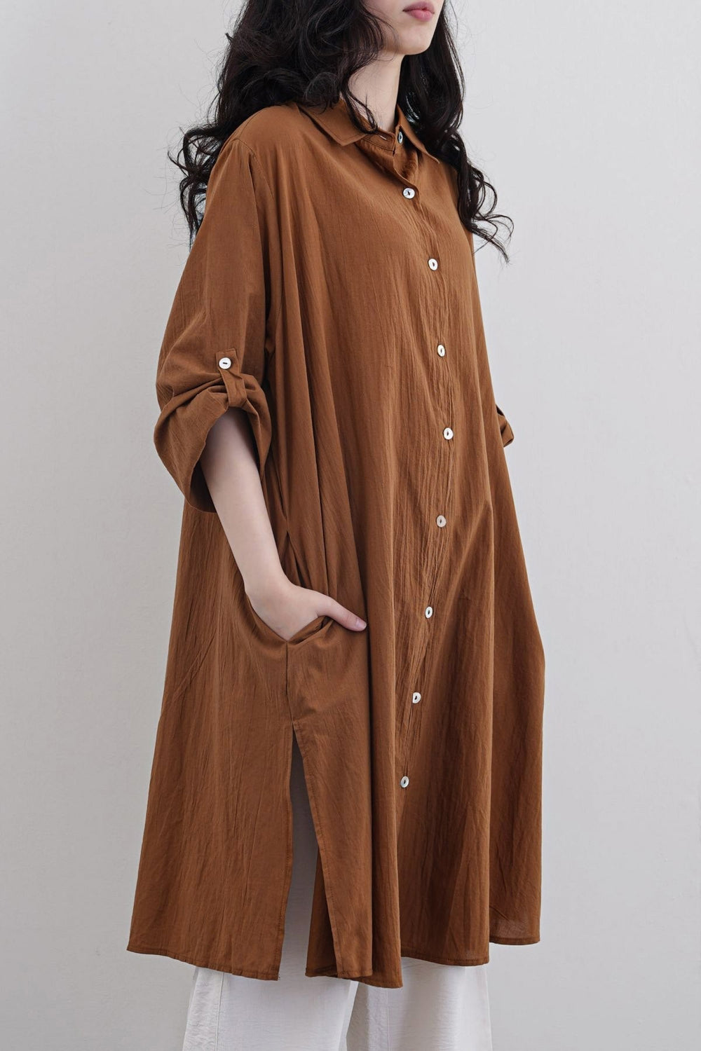 CAMEL ORGANIC COTTON TUNIC