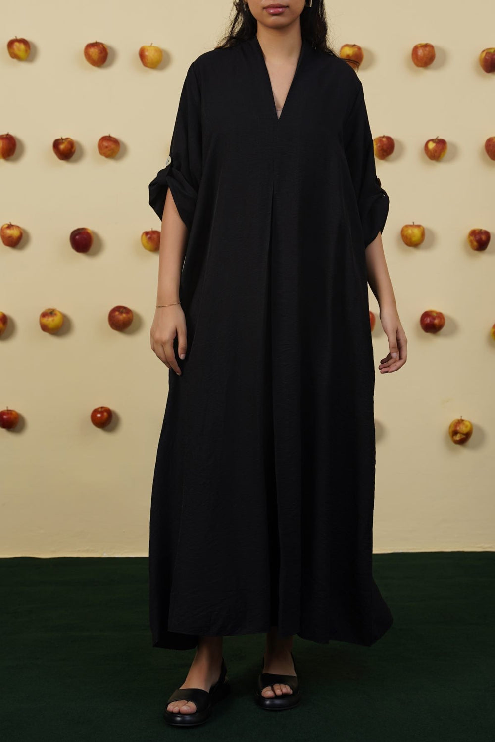 BLACK THE LONG BLACK DRESS