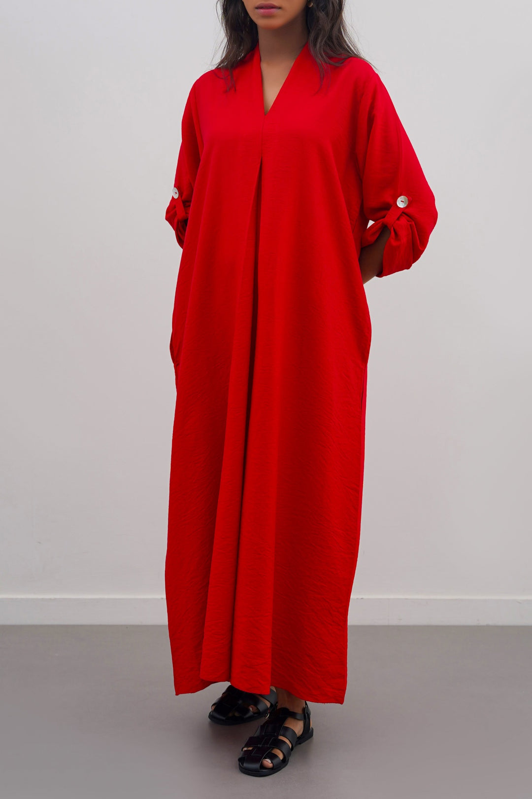 RED CHERRY-ON-TOP DRESS