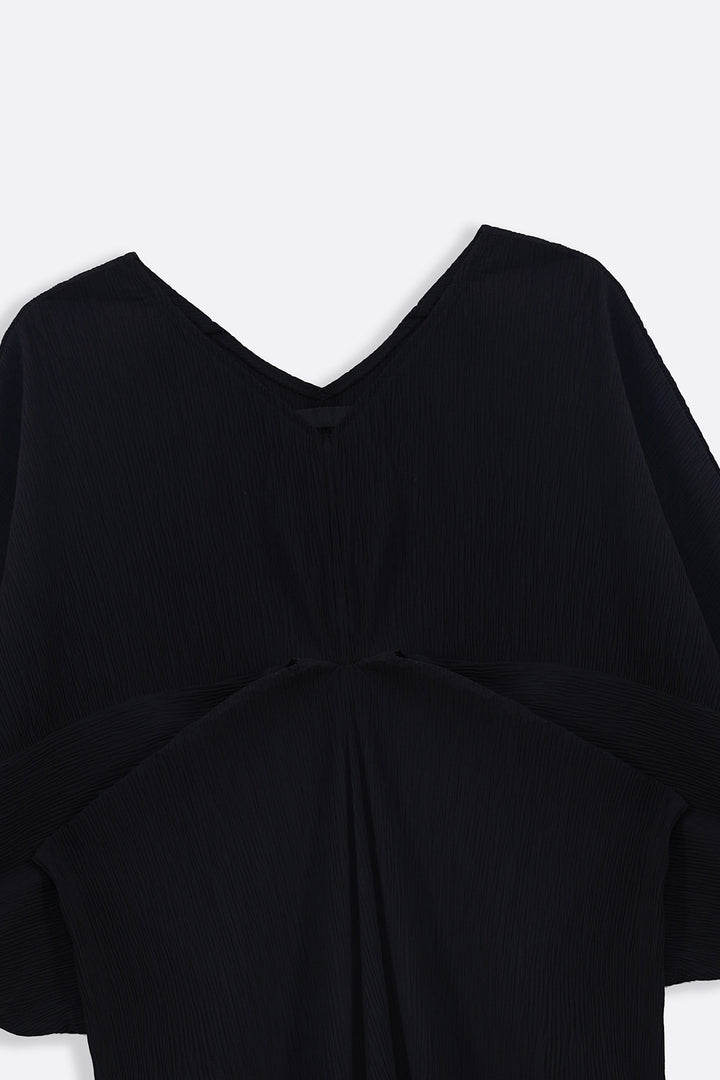 BLACK BUTTERFLY RUNWAY DRESS