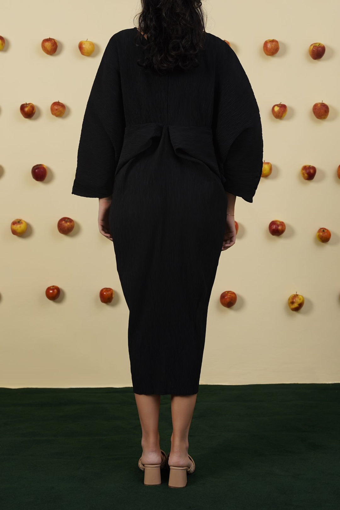 BLACK BUTTERFLY RUNWAY DRESS