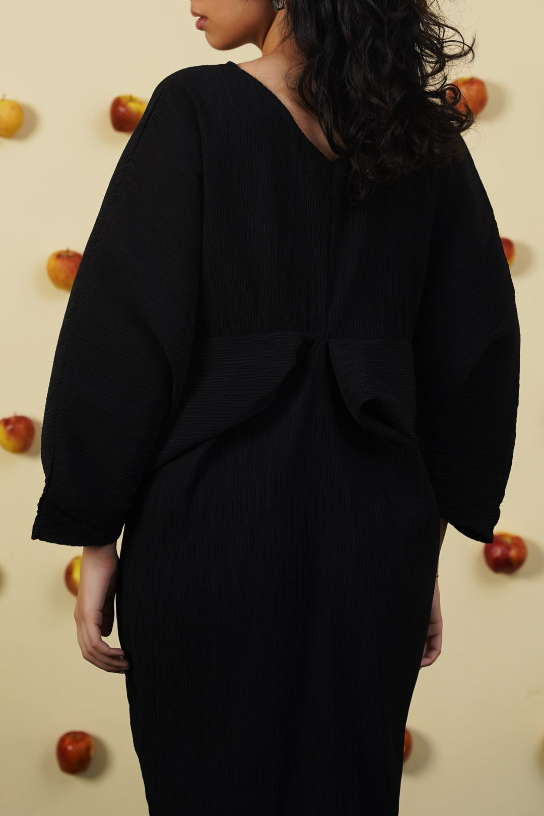 BLACK BUTTERFLY RUNWAY DRESS
