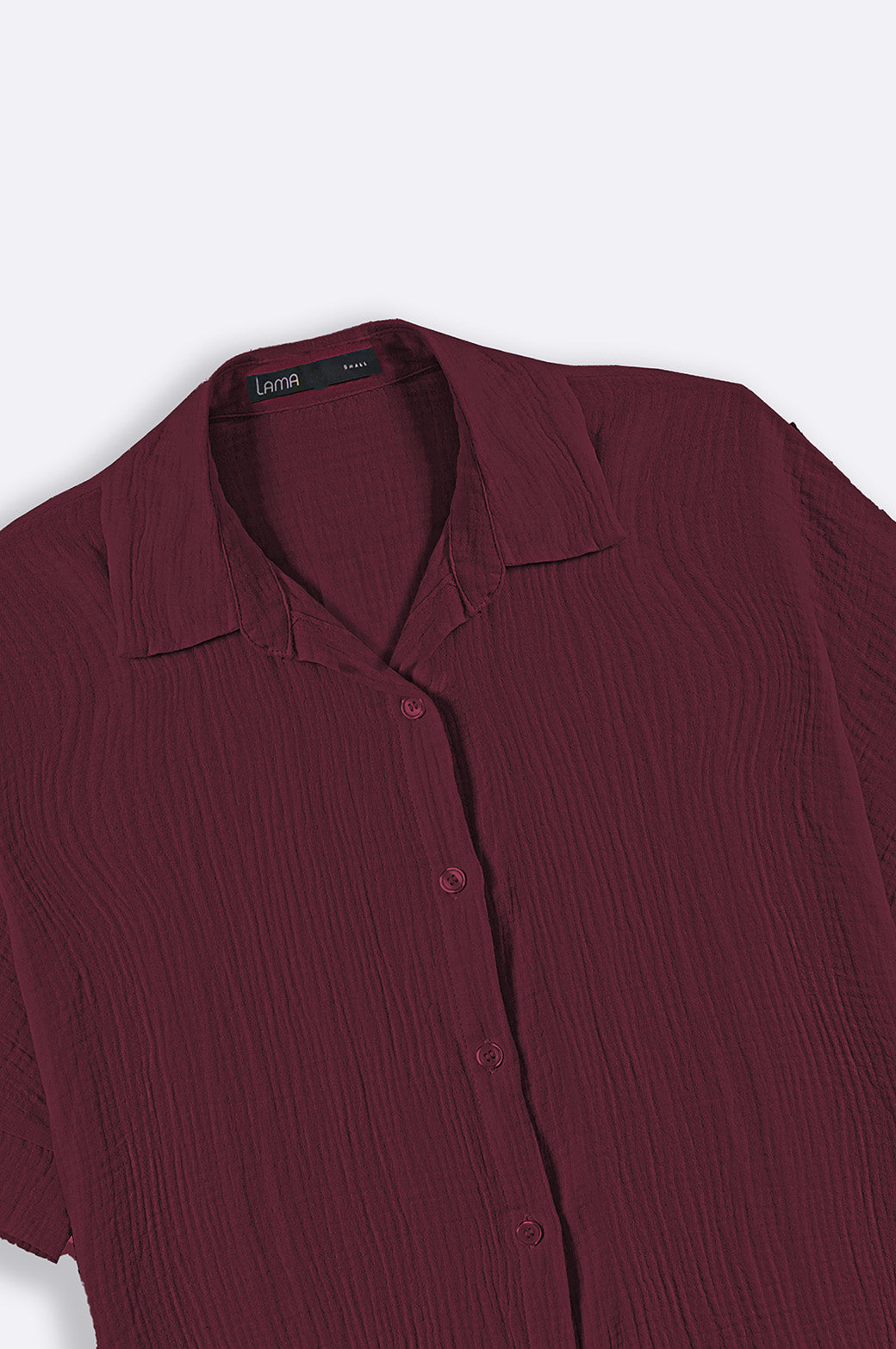 WINE ORGANIC MUSLIN SHIRT