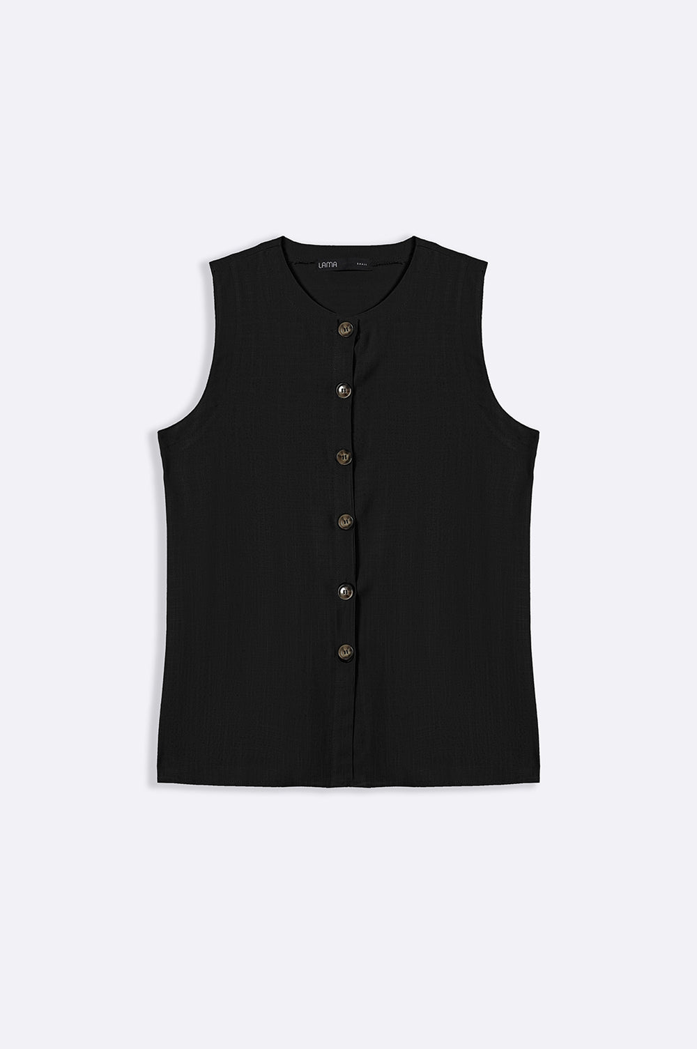 BLACK LINEN SAINT TROPEZ BLOUSE