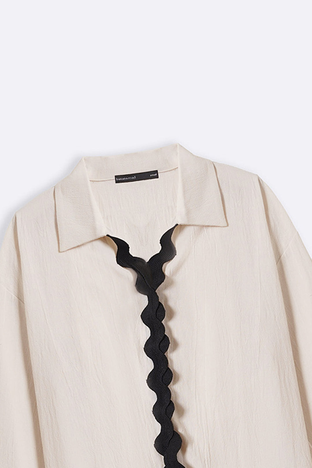 OFF WHITE RIC RAC COTTON SHIRT