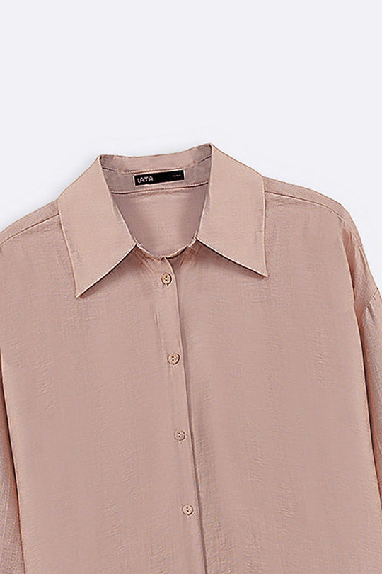 BEIGE EASY BREEZE BLOUSE
