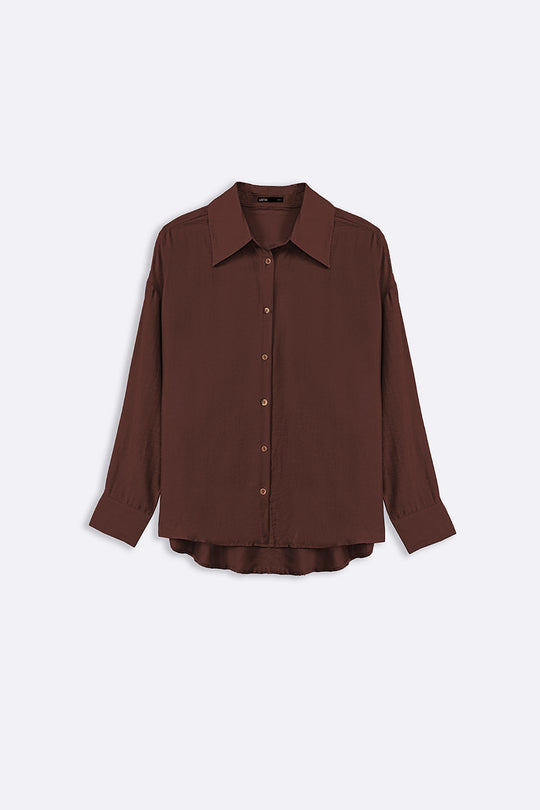 CHOCOLATE EASY BREEZE BLOUSE