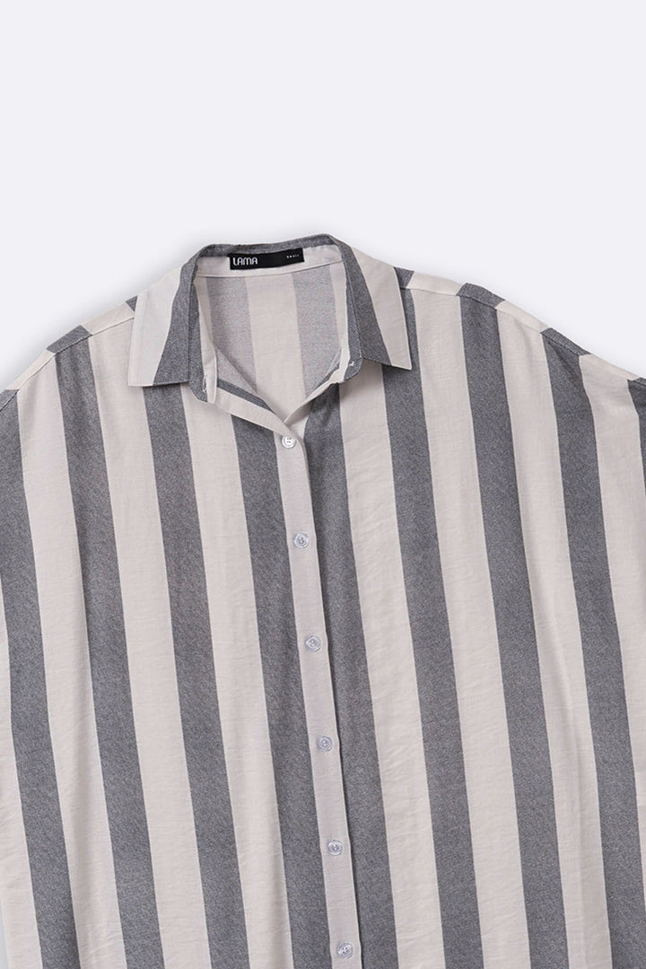 BLACK STRIPED HOLIDAY TUNIC