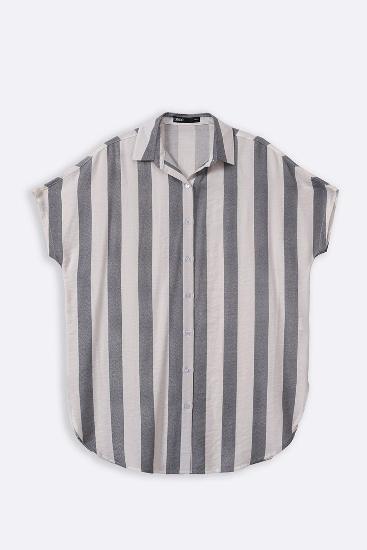 BLACK STRIPED HOLIDAY TUNIC