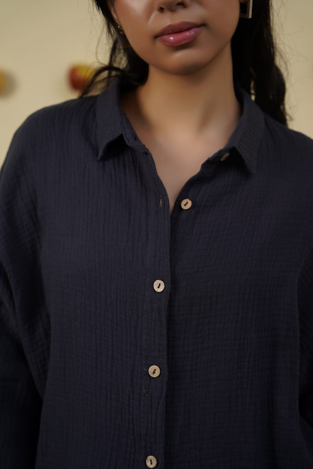 CHARCOAL EVERYDAY MUSLIN SHIRT