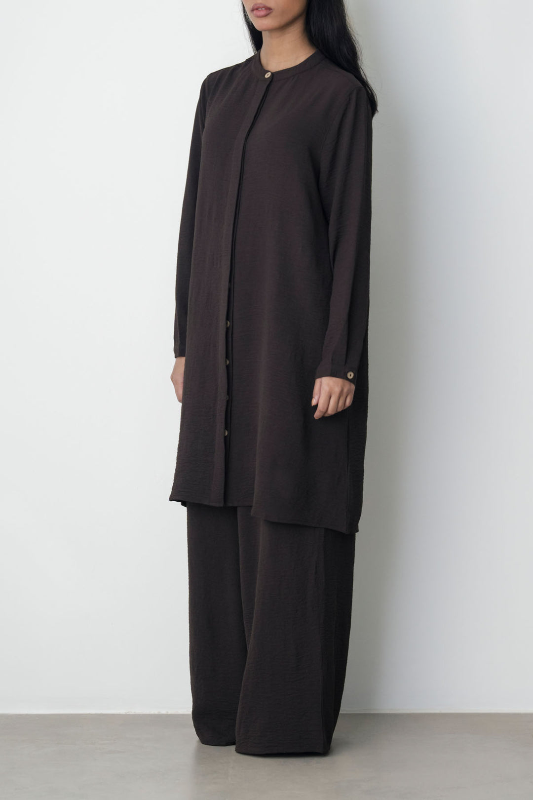 COFFEE SLINKY LONG TUNIC