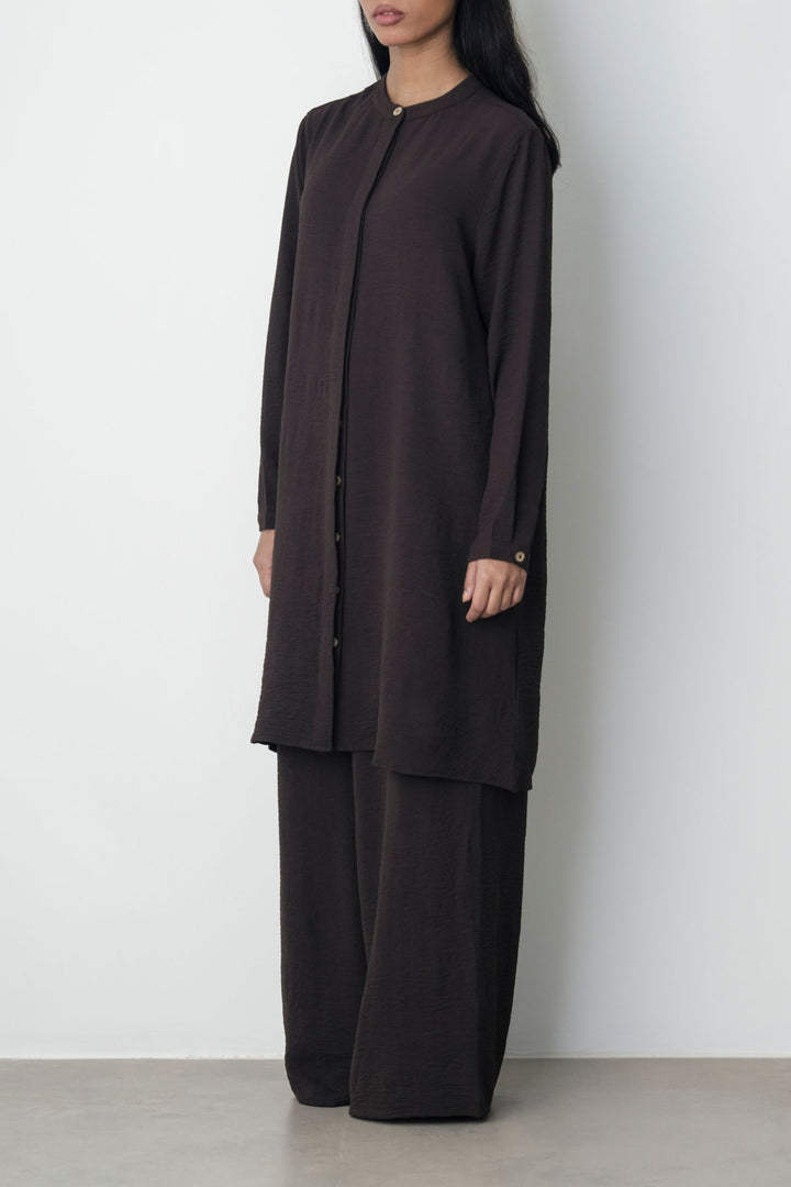 COFFEE SLINKY LONG TUNIC