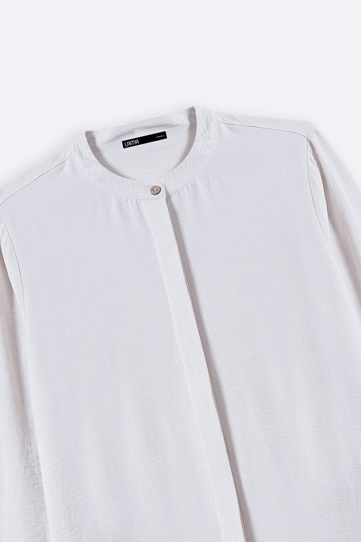 CREAM SLINKY LONG TUNIC