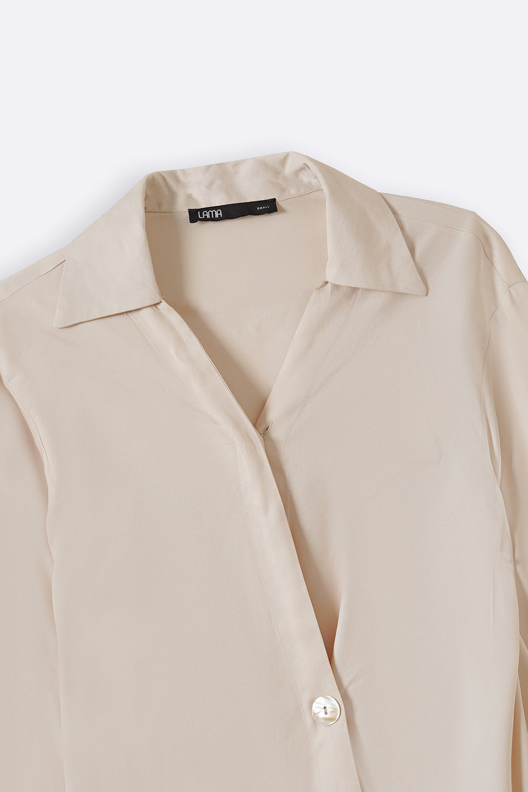 OFF WHITE WRAP BLOUSE SHIRT