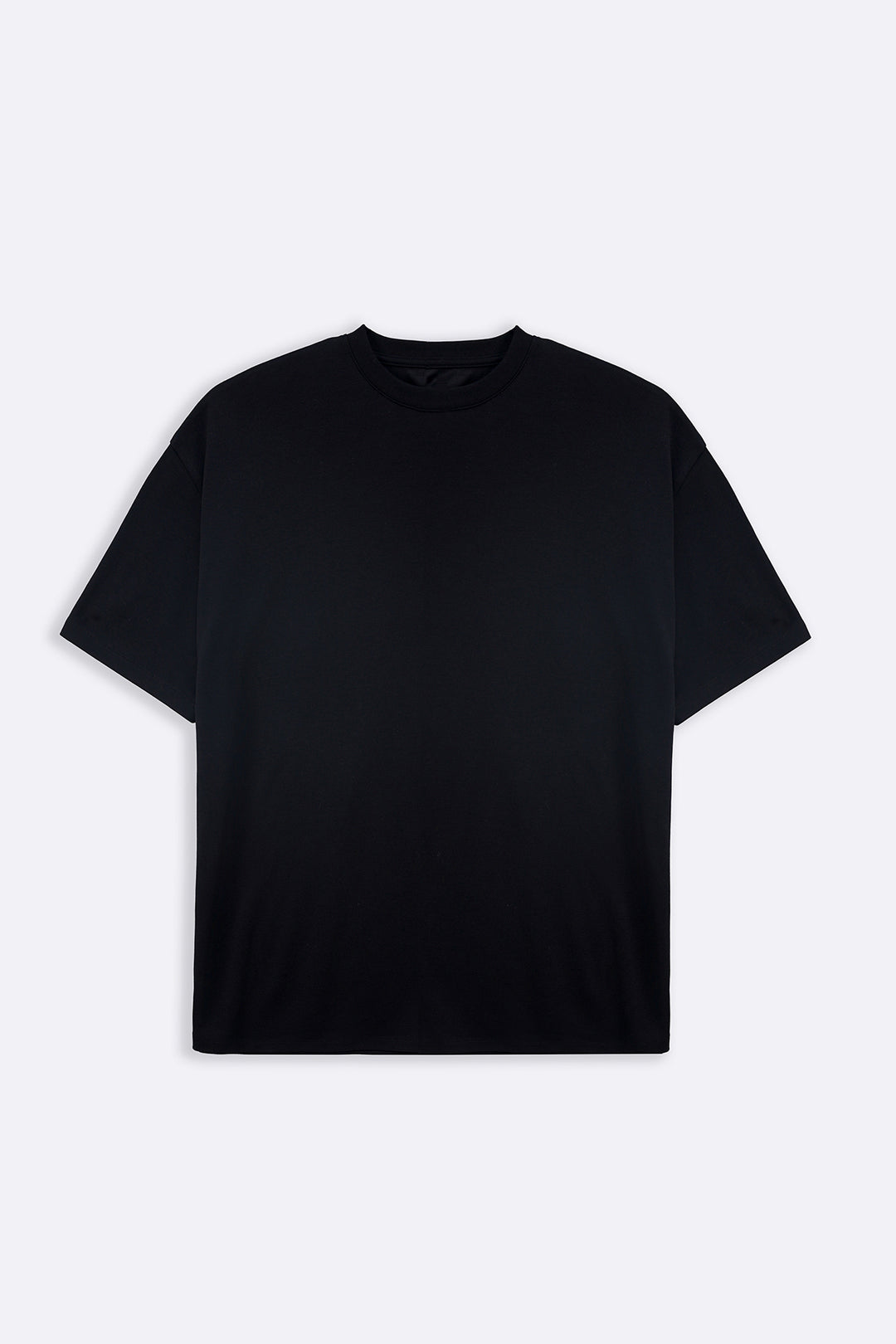 BLACK LYOCELL COTTON TEE