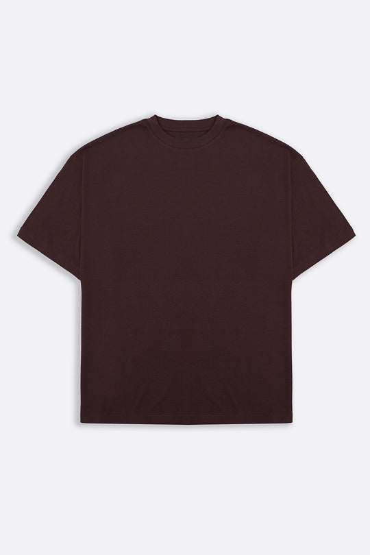 COFFEE LYOCELL COTTON TEE