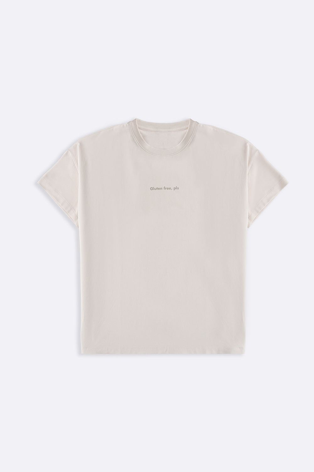 IVORY GLUTEN FREE PLS OVERSIZED TEE