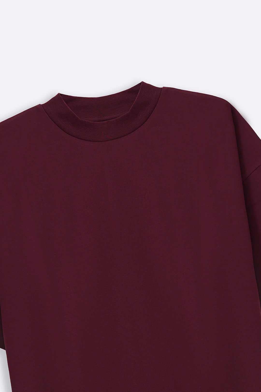 PLUM ROUND NECK TEE