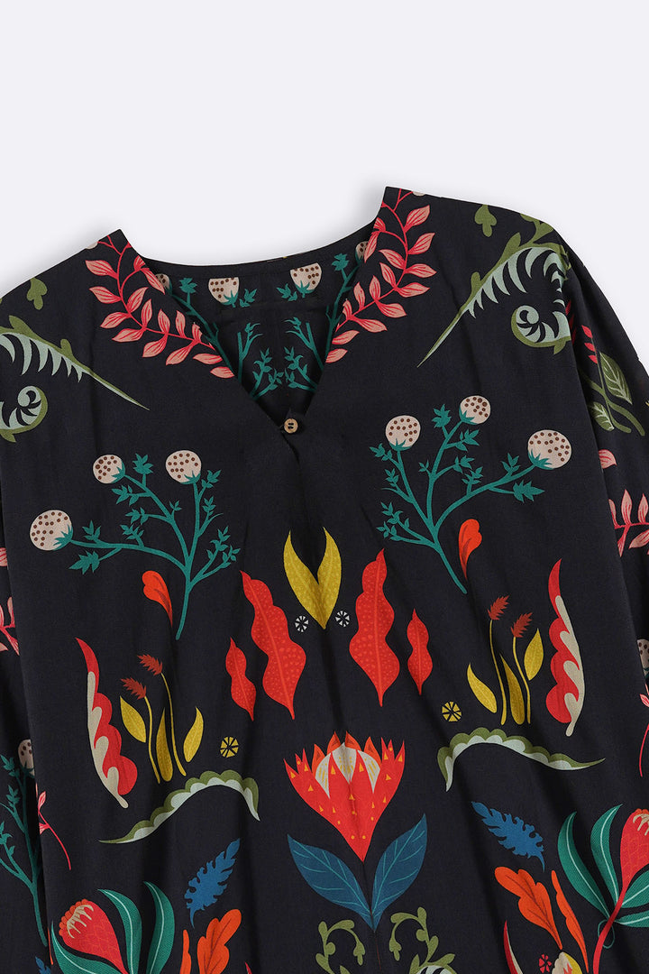 BLACK MAORI FOREST SHIRT