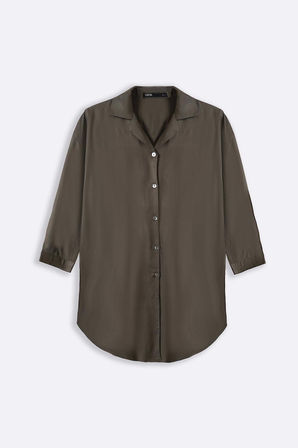 OLIVE TWILL BASIC TUNIC