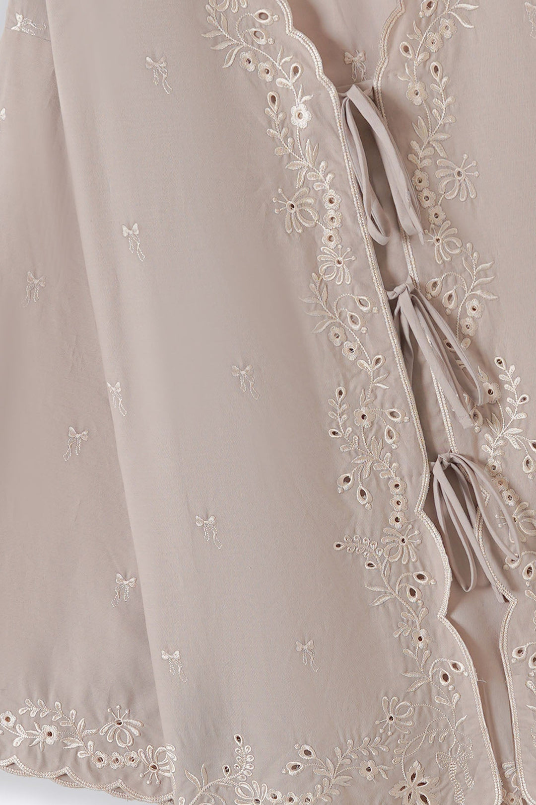 GREY PARADISE EMBROIDERED SHIRT