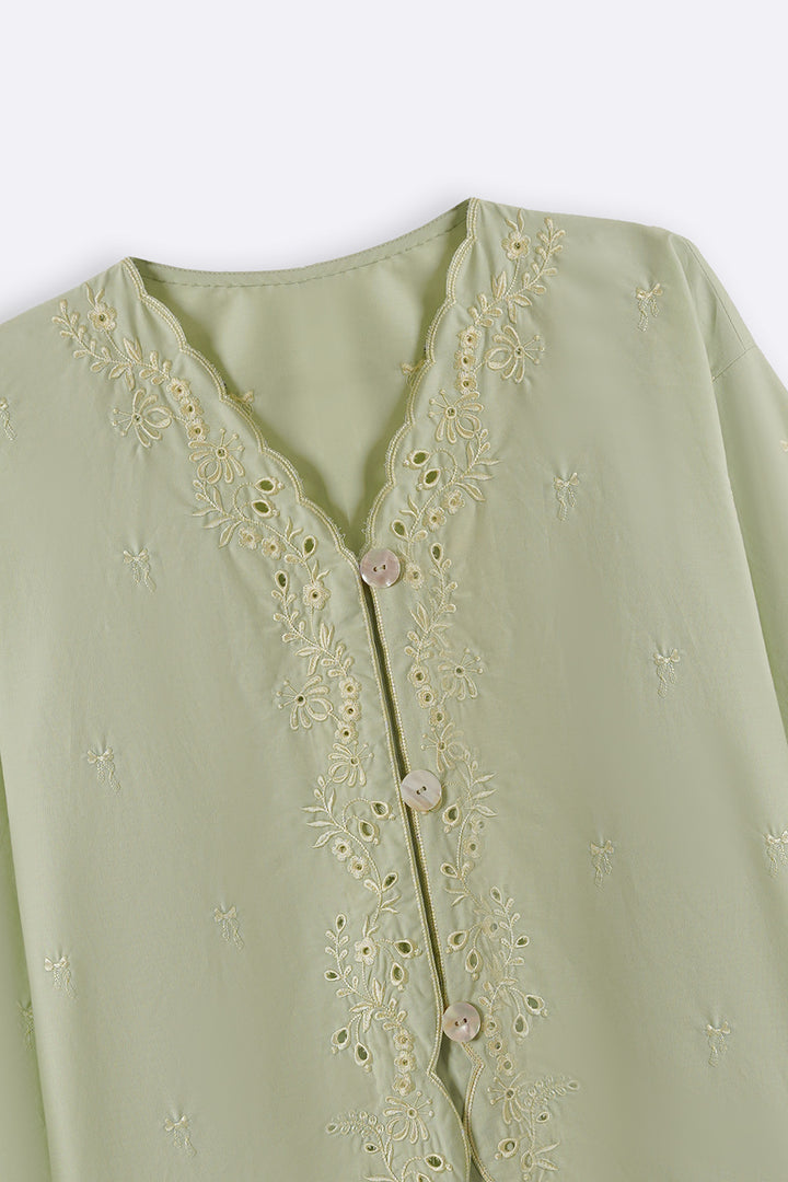 GREEN LEMON EMBROIDERED SHIRT